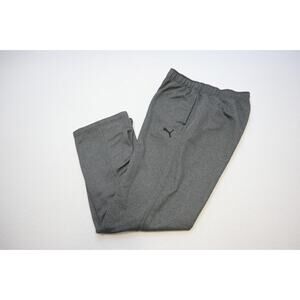Puma Sweat Pants Gray Performance Athletics With Pockets Mens Small